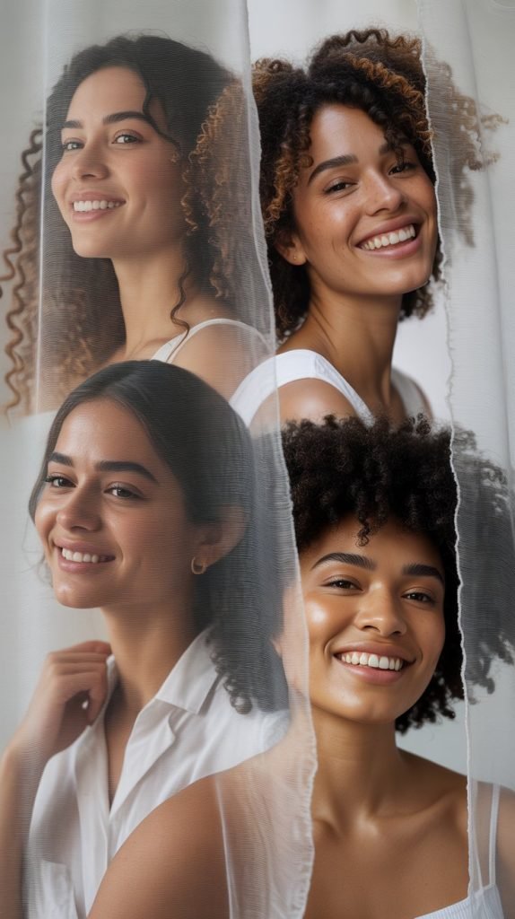  Blended Layers with Soft Curtain Framing