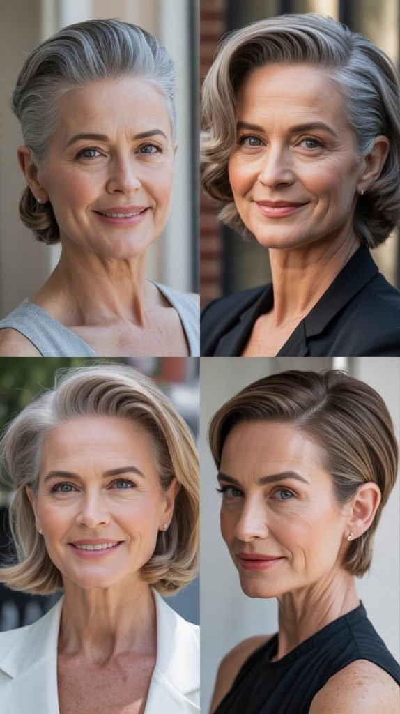 Slicked-Back Elegance