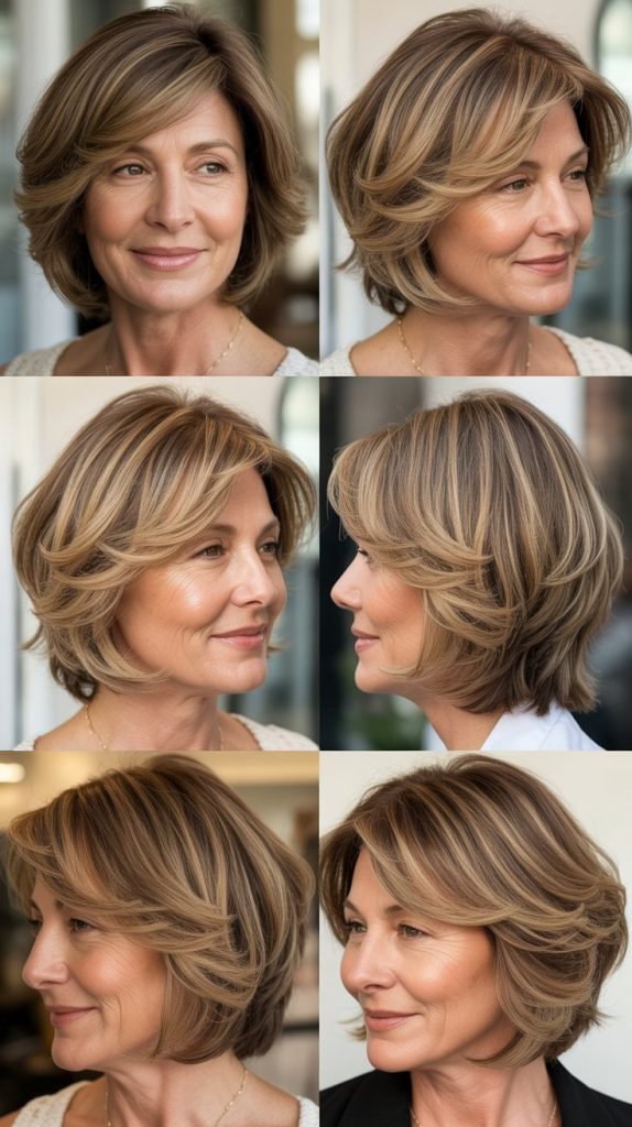 Textured Lob with Balayage