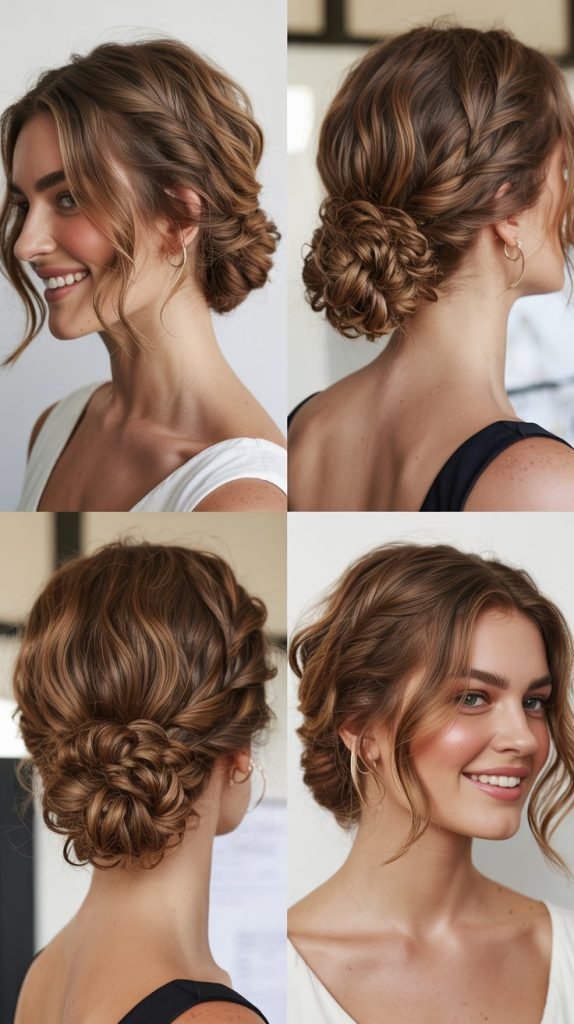 Deconstructed Low Bun