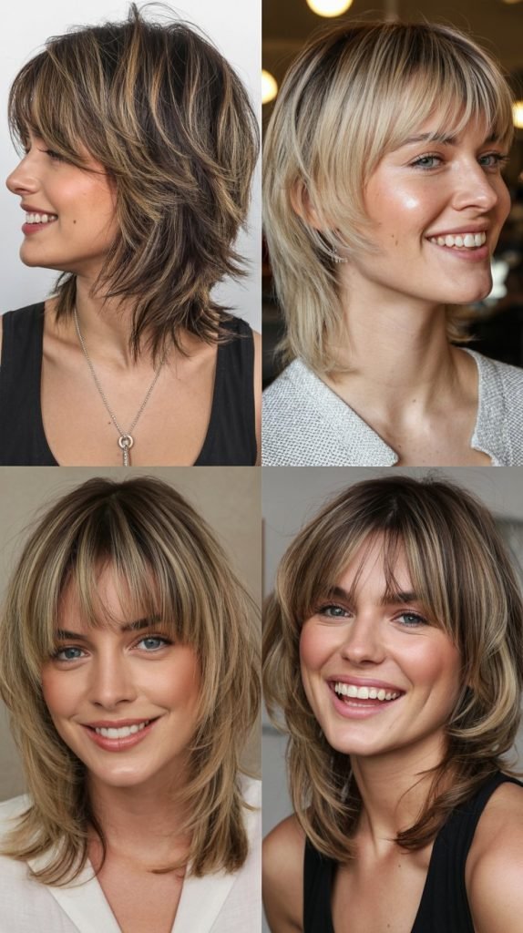  Piecey Bangs With Disconnected Layers