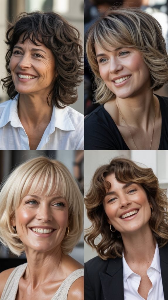 Choppy Midi with Baby Bangs