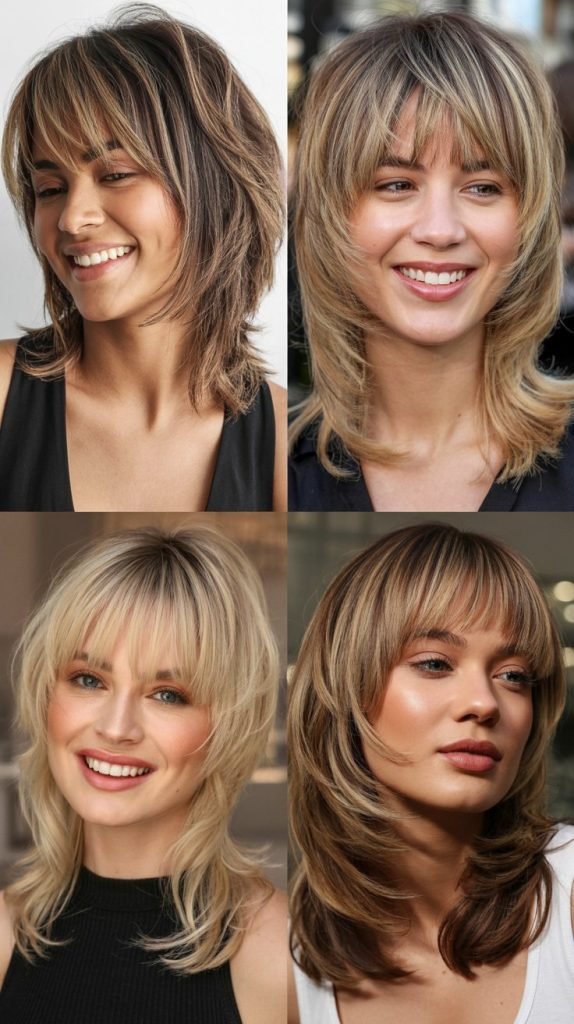 Textured Fringe With Razor-Cut Layers