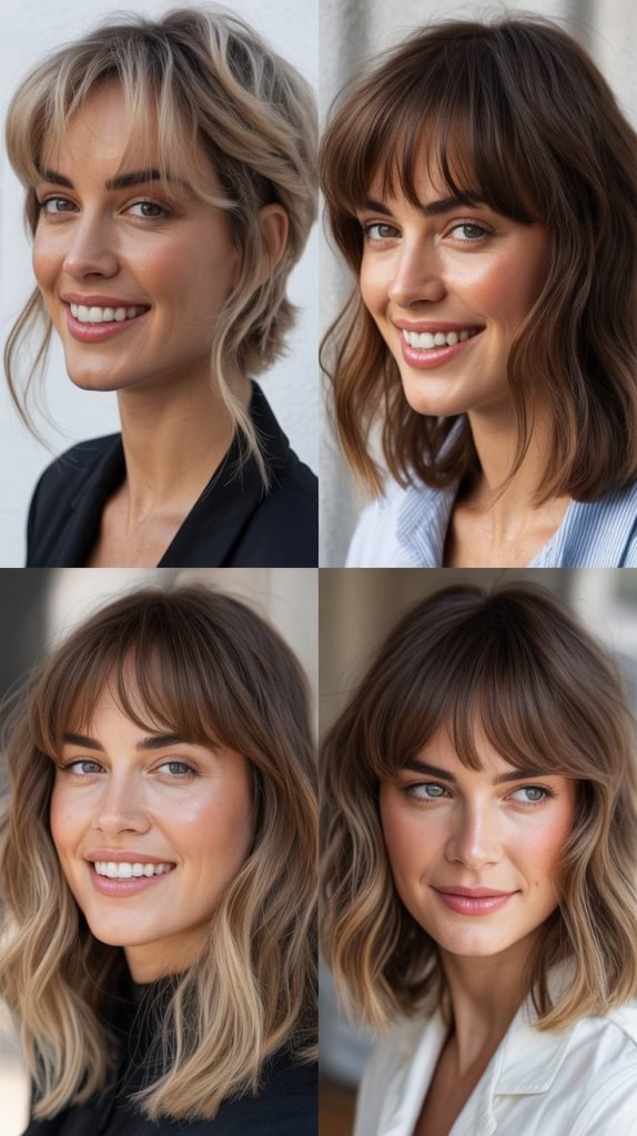 Soft Disconnected Bangs