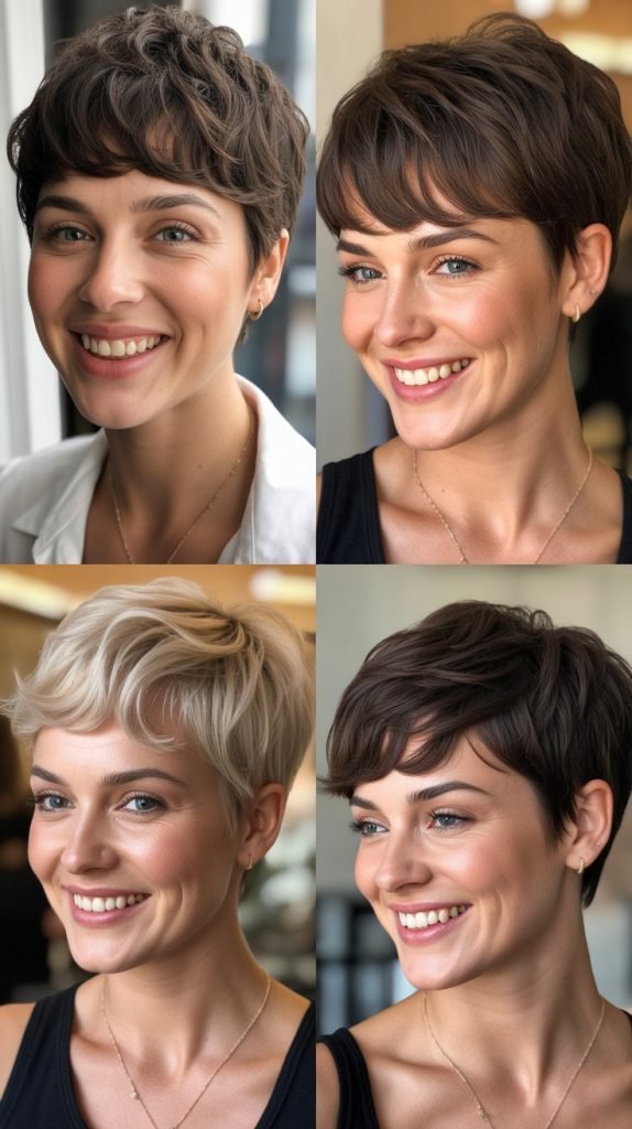 Choppy Pixie with Micro Bangs