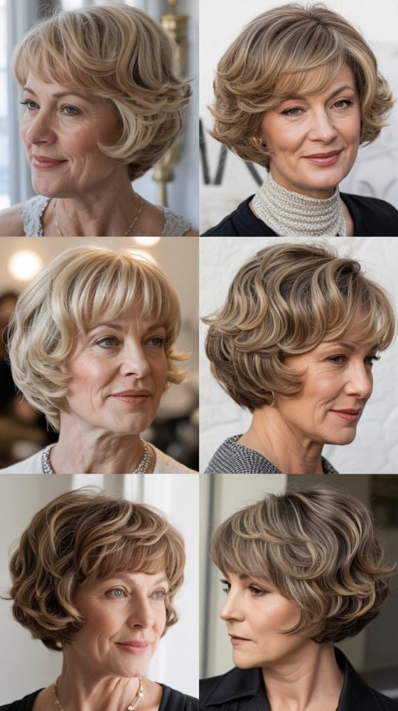 Textured Bob with Finger-Wave Detail