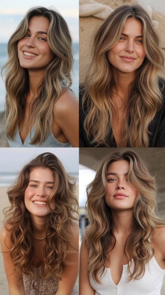 Beachy Long Layers with Texture