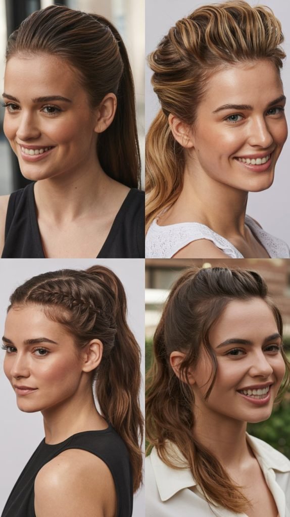 The Braided Low Ponytail
