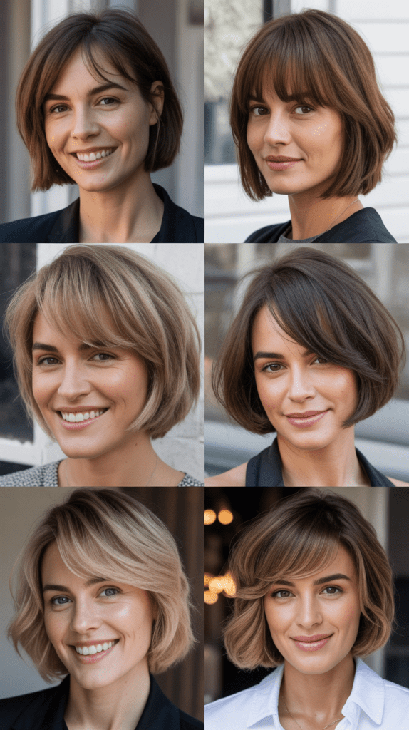 Graduated Bob With Swoopy Bangs