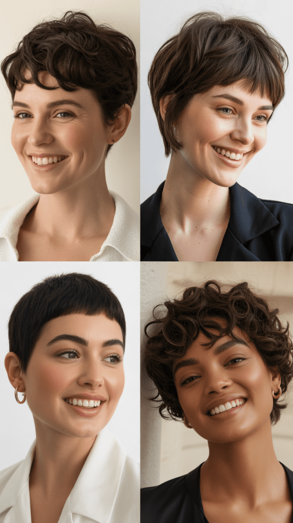  Curly Shaggy Bob With Curly Bangs