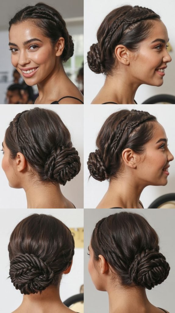 The Low Bun with a Twist