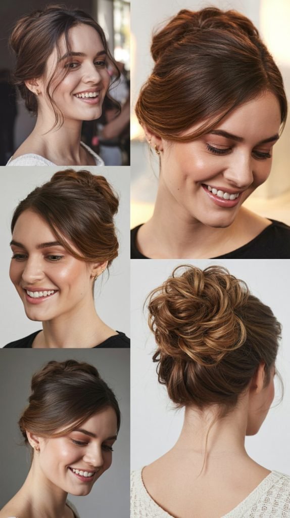  The Low Twisted Updo