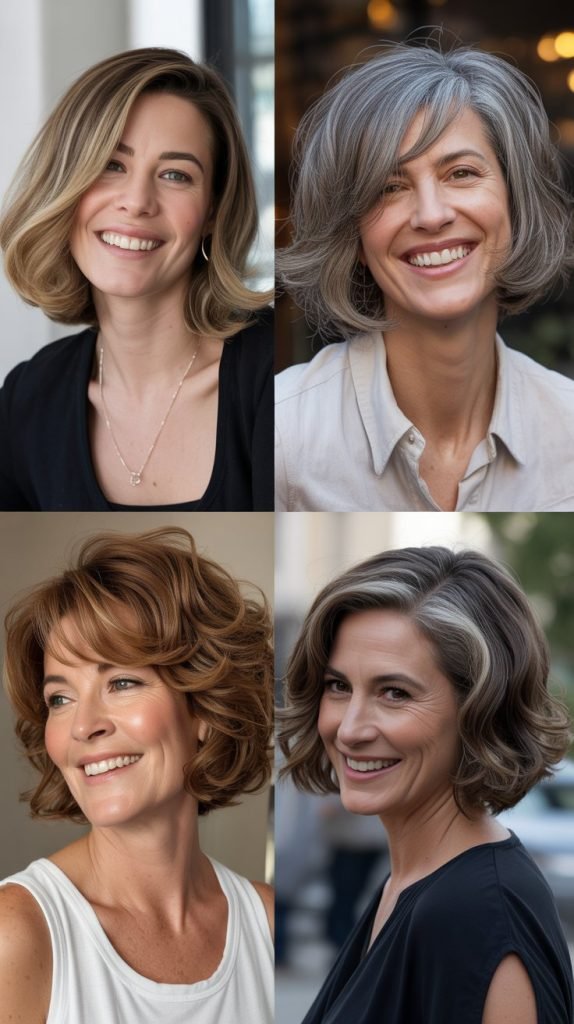 Tapered Bob with Volume