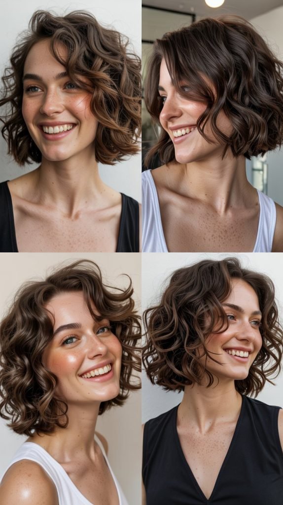 Dimensional Wavy Bob