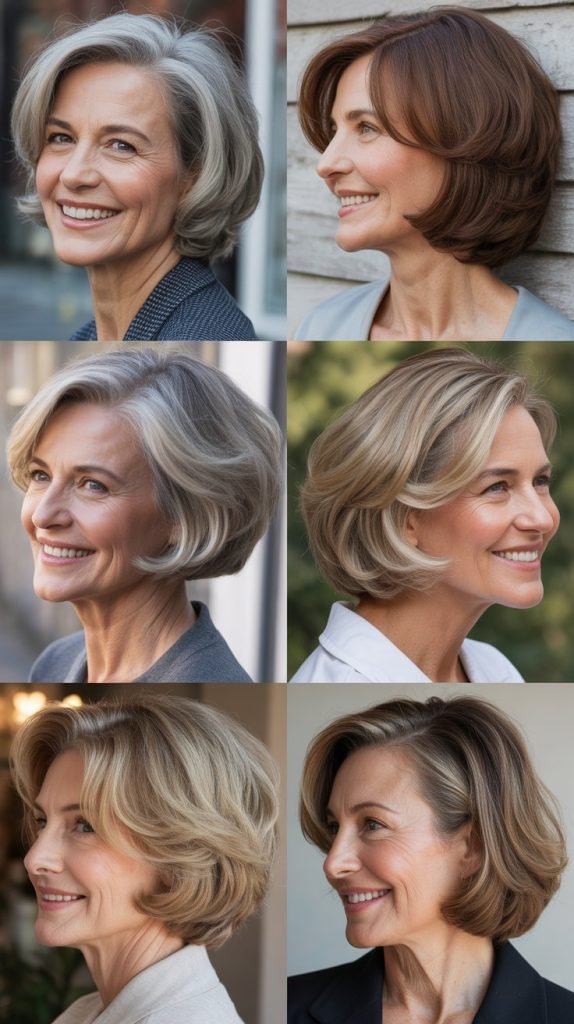 Chin-Length with Tucked Ends