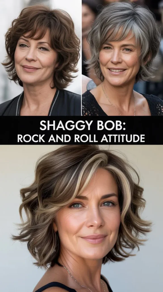 Shaggy Bob: Rock and Roll Attitude