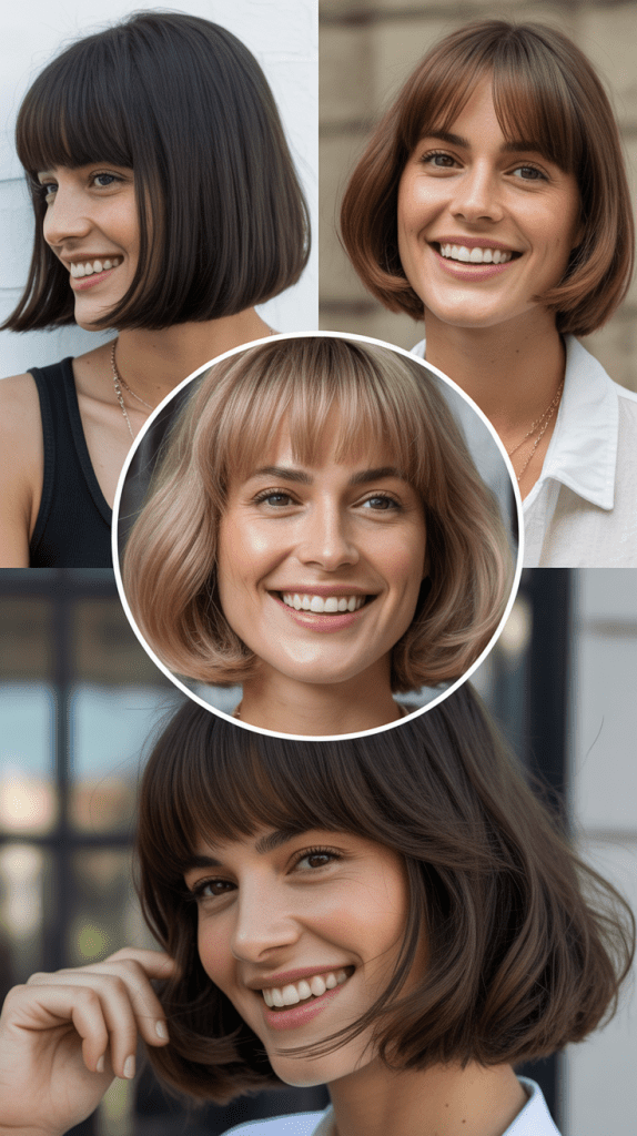 Bob With Long Thin Bangs