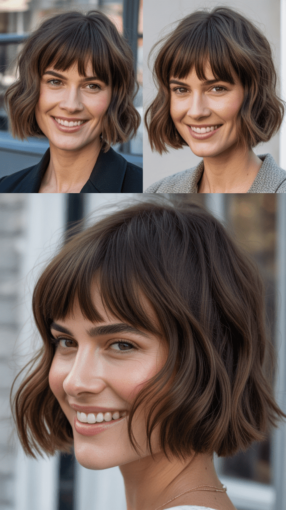 Choppy Bob With Piecey Bangs