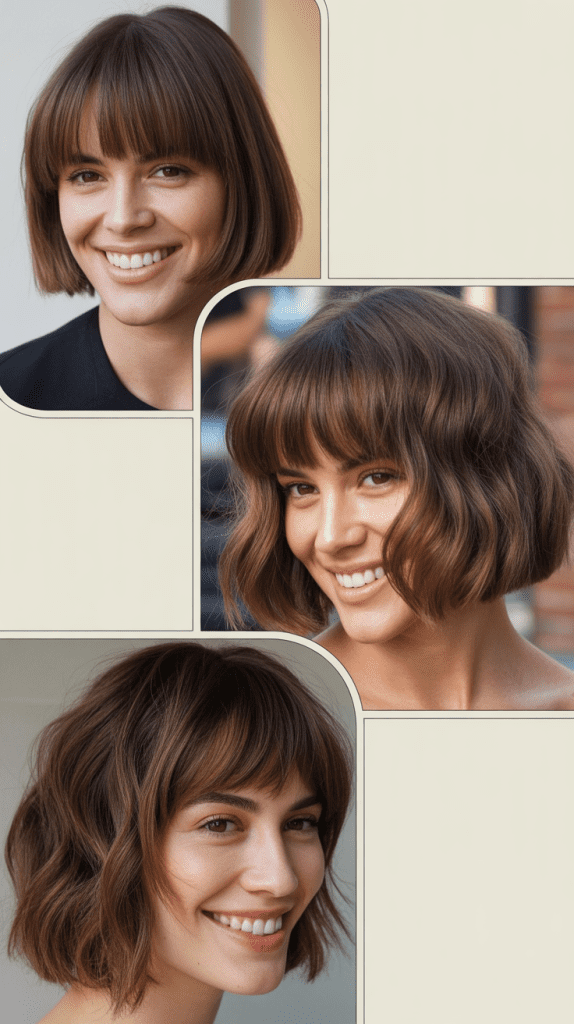 Bob With Long Disconnected Bangs