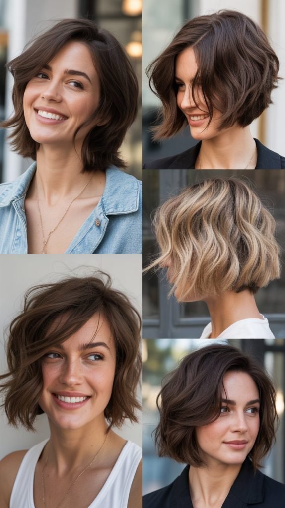  Asymmetrical Layered Cut