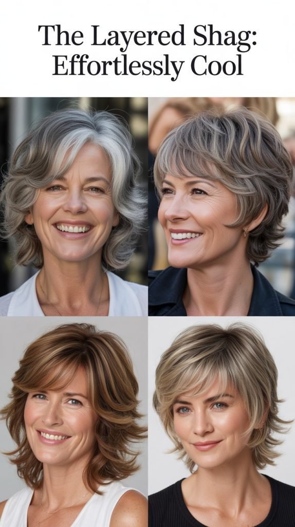 The Layered Shag: Effortlessly Cool