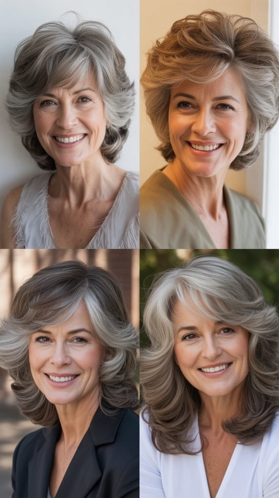 Feathered Layers: 70s-Inspired Volume