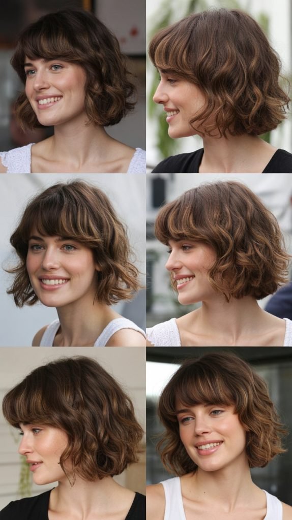  Tousled Long Bob With French Girl Bangs