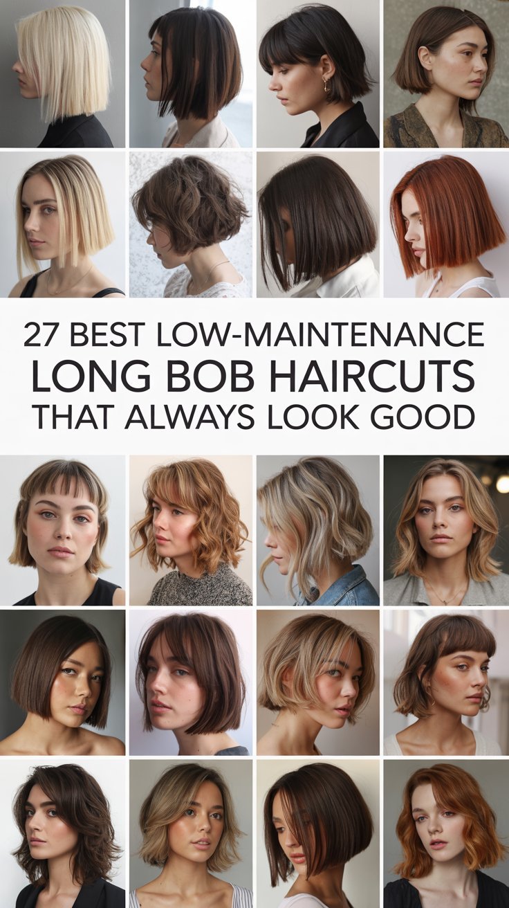 27 Best Low-Maintenance Long Bob Haircuts That Always Look Good