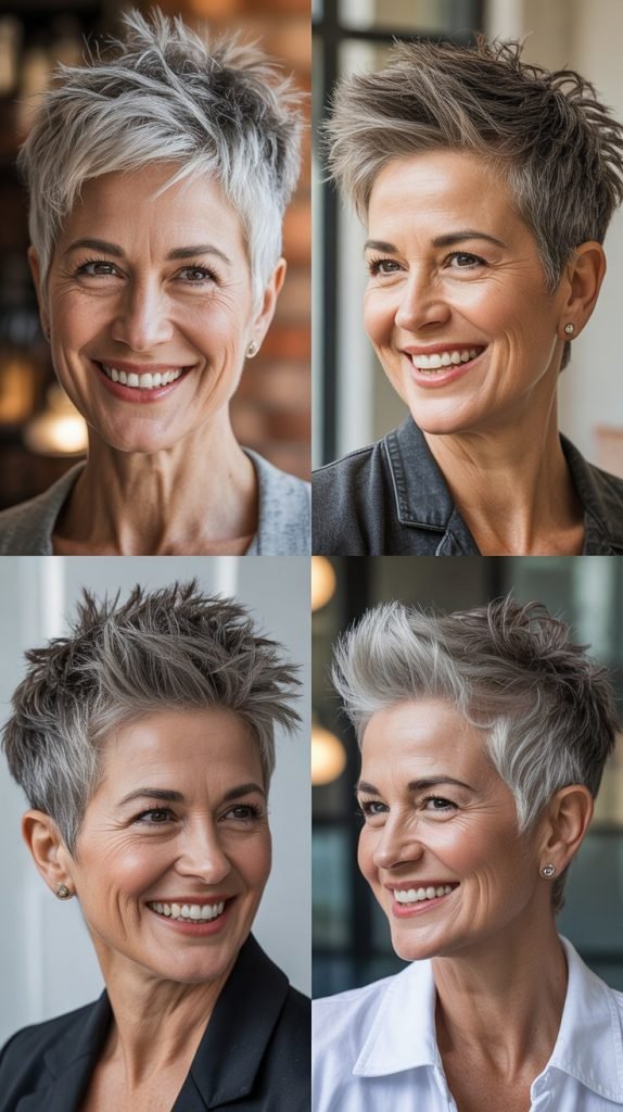 Short and Spiky: Textured Confidence