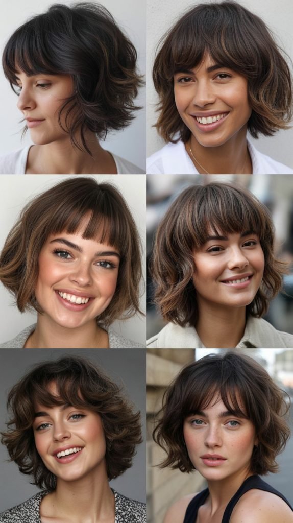  Shaggy Bob With Piecey Bangs