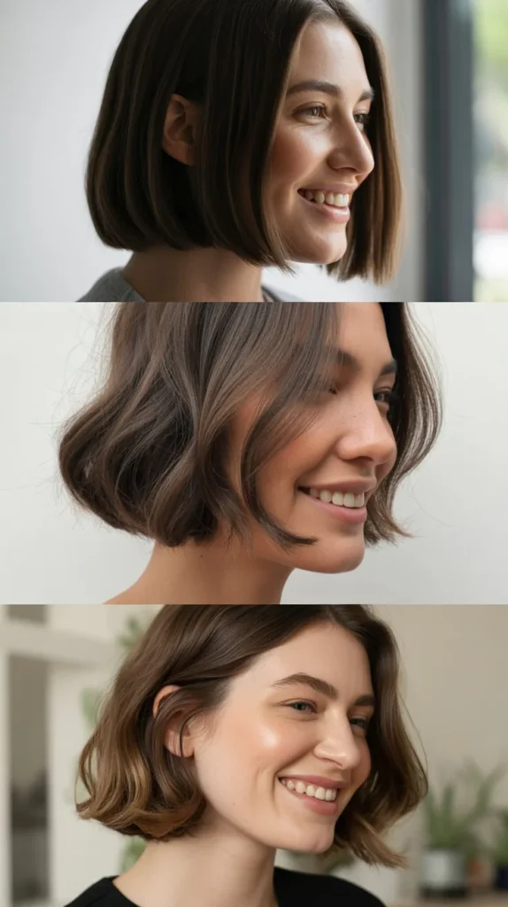  Chin-Length Bob with Minimal Styling