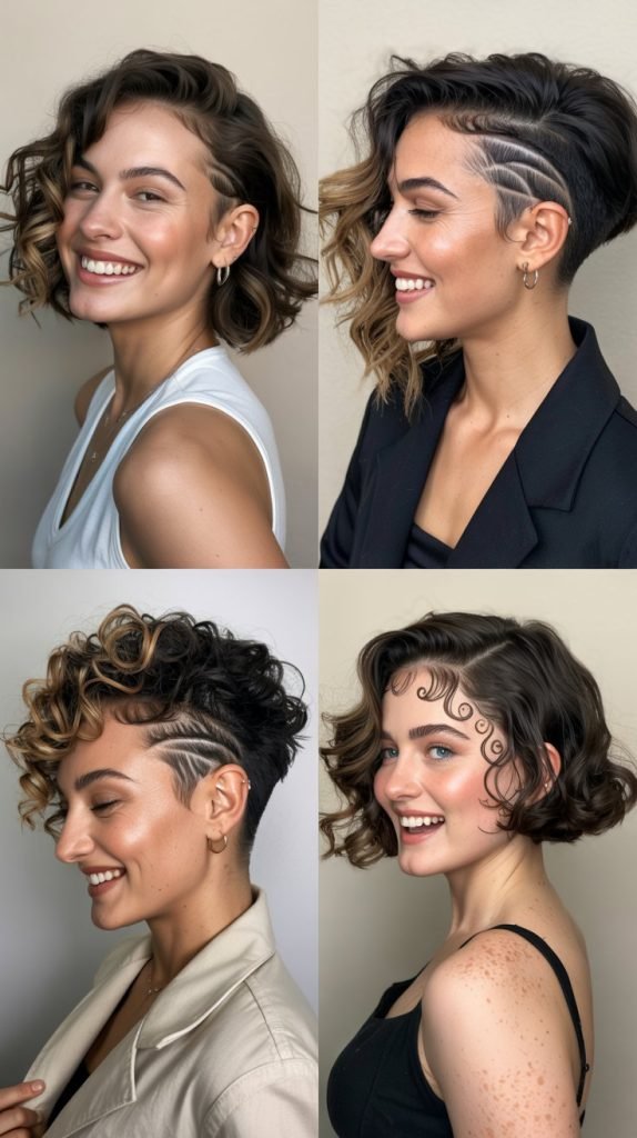 Wavy Bob with Undercut
