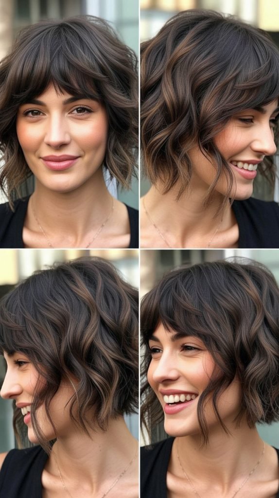 . Layered Shag With Curtain Fringe