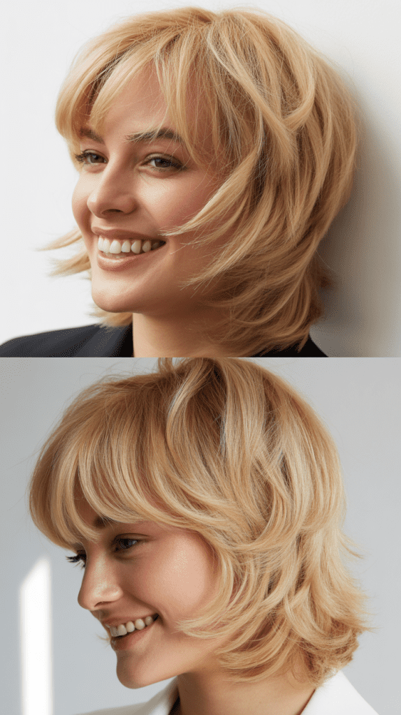 Choppy Layers with Micro Bangs