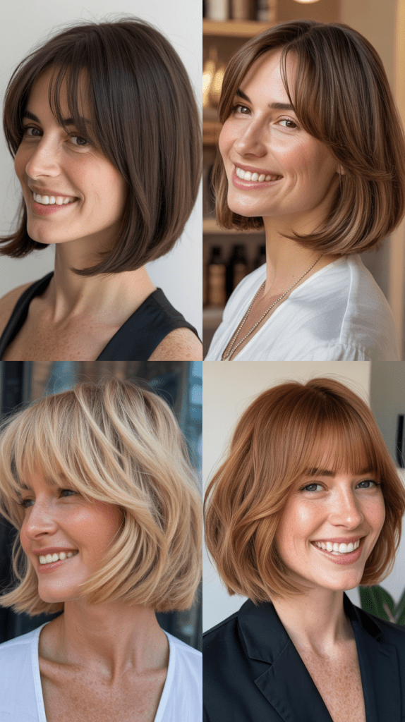 Graduated Bob With Long Graduated Bangs