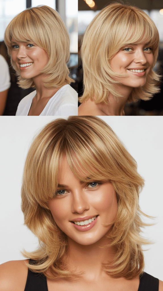 Stacked Back with Face-Framing Fringe