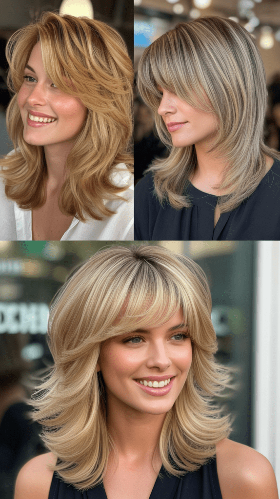 Layered Shag with Feathered Bangs