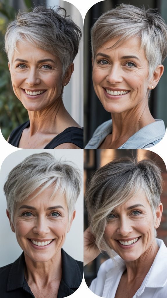 Asymmetrical Pixie Cut