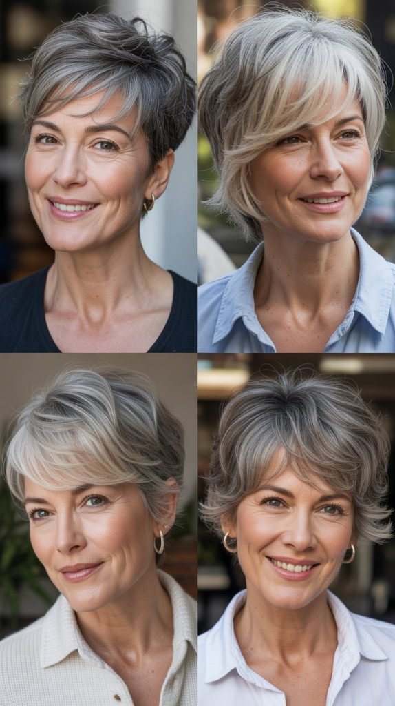 The Pixie with Long Bangs