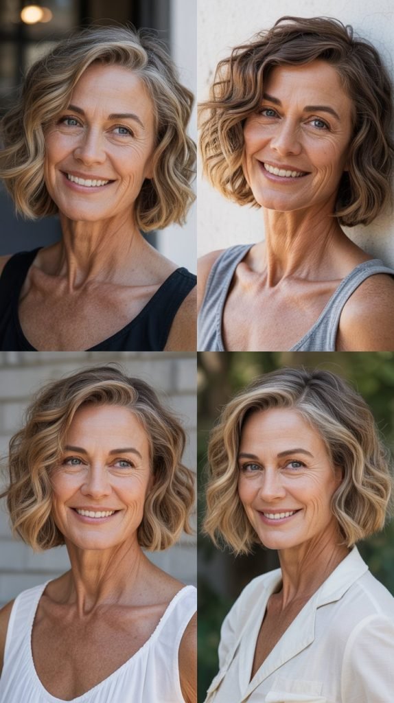 Bohemian Wavy Bob