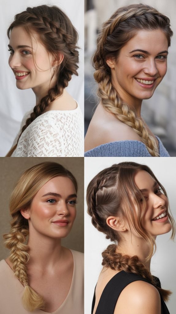  Braided Side Sweep