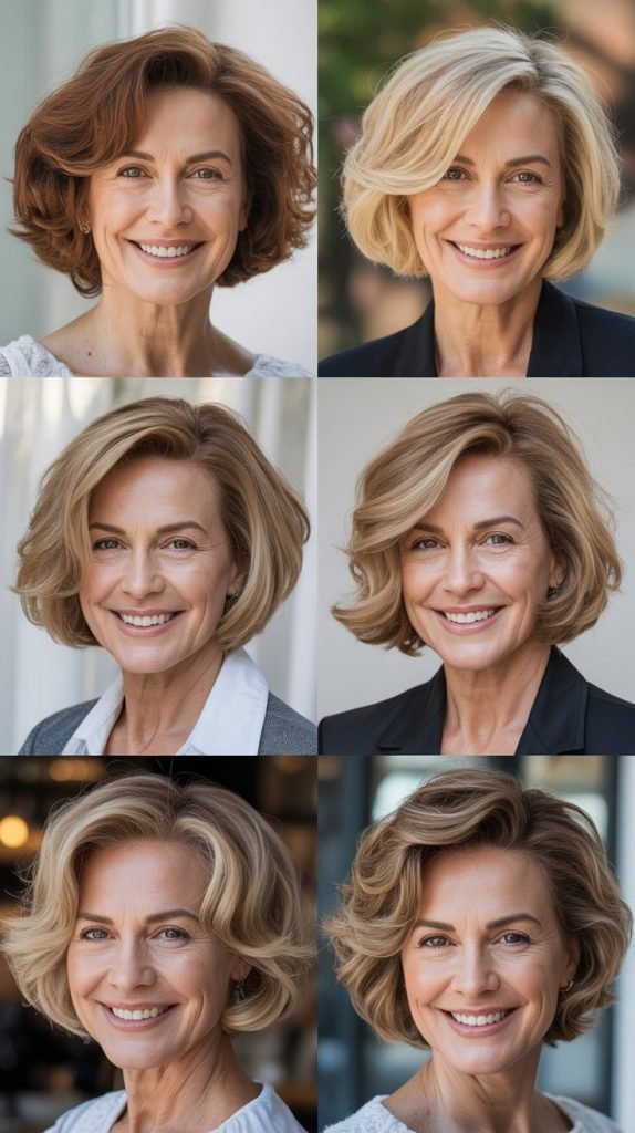 Voluminous Blow-Dried Bob