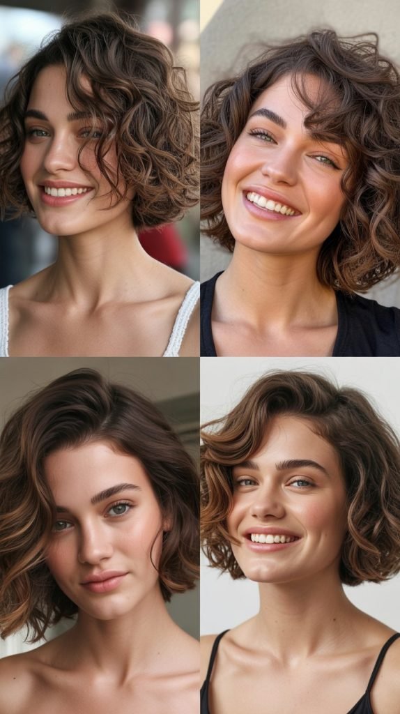 Wavy Bob with Natural Texture