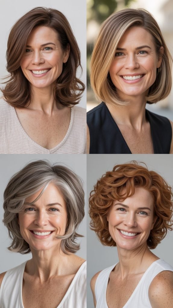 Angled Layers with Side Part