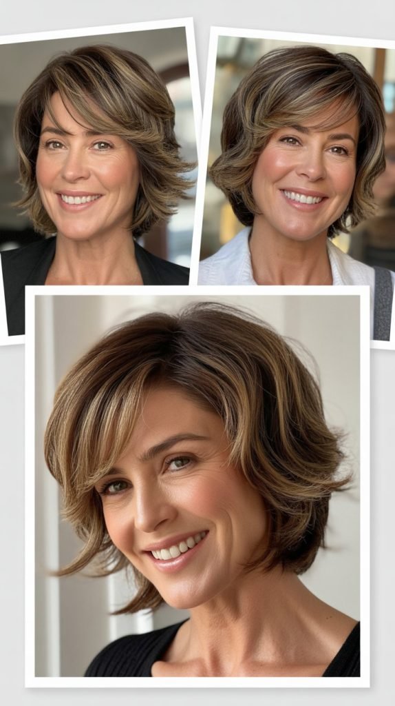 Choppy Bob with Layers