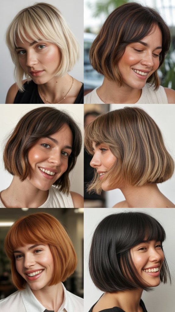 Blunt Bob With Wispy Micro Bangs