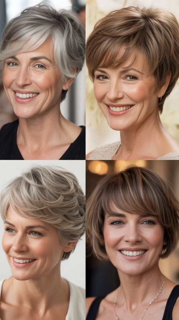 Soft Pixie with Longer Fringe