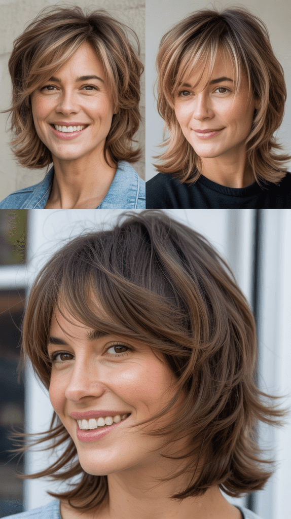 Choppy Layers With Shaggy Bangs