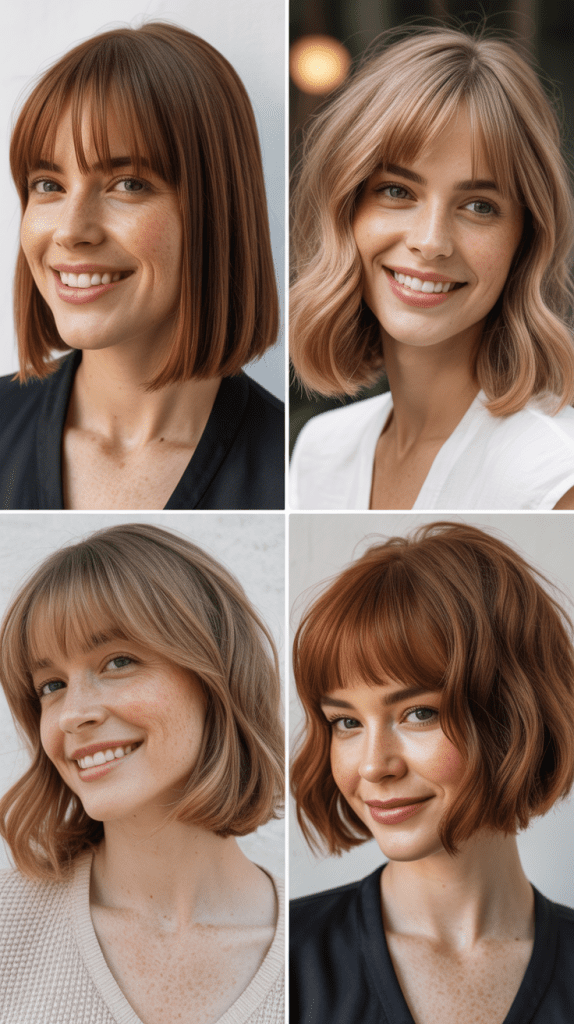 Angled Bob with Baby Bangs