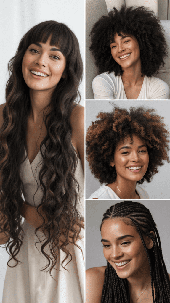 Arched Bangs With Rapunzel Length